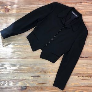 Tahari Black Short Blazer